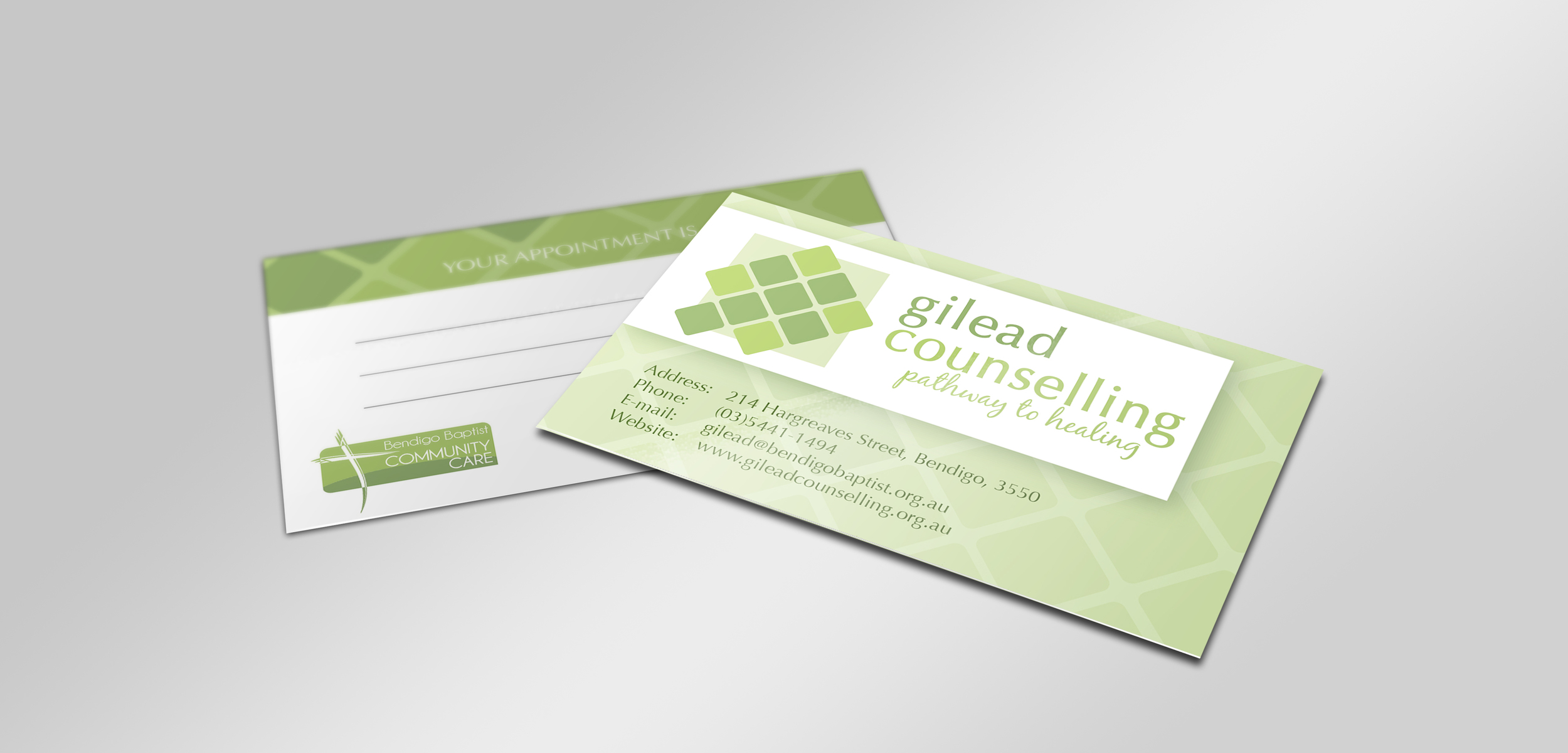  Logo and business card design for  Gilead Counselling.  