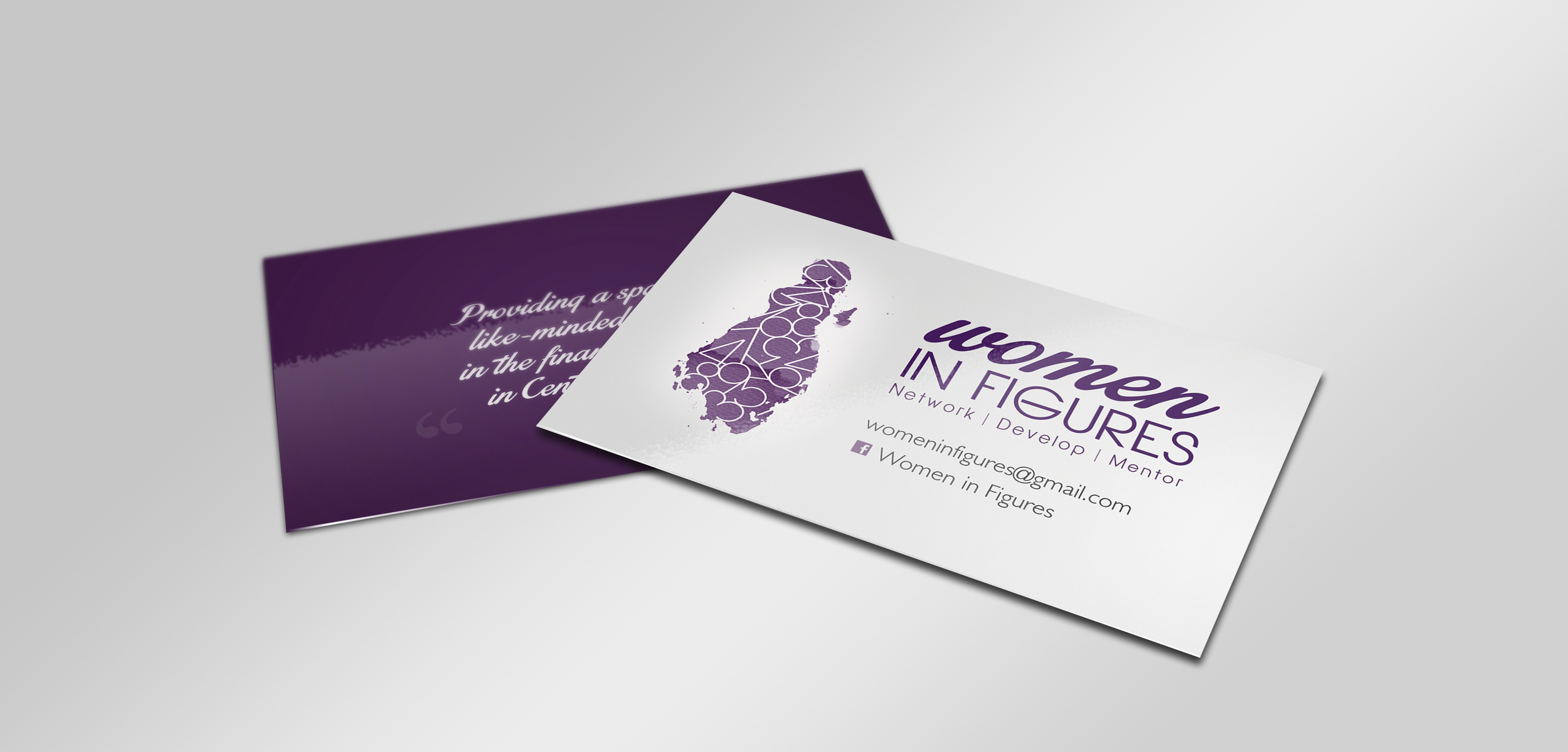  Business card design for Women in Figures.&nbsp; 