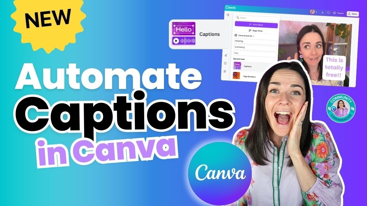 video thumbnail for 'How to Caption Videos Directly Inside Canva'