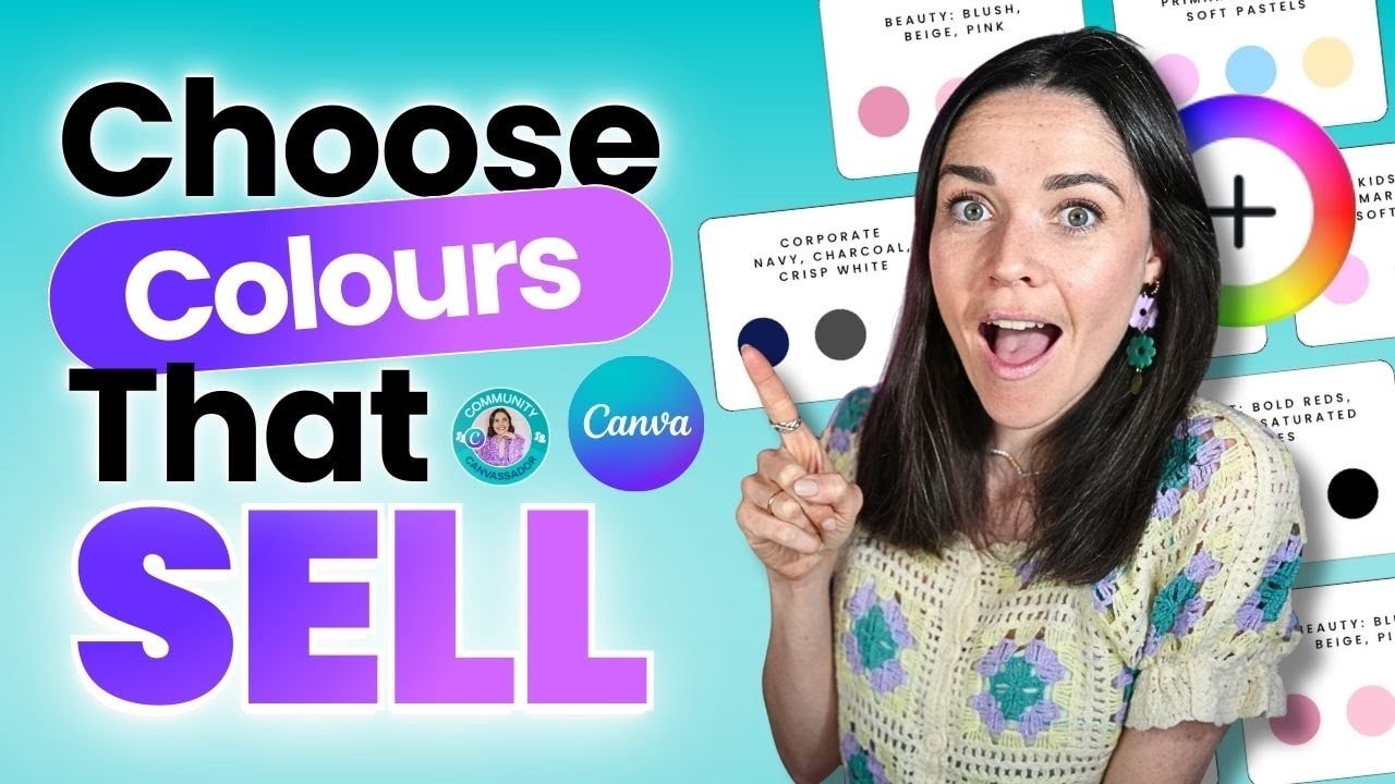 video thumbnail for 'How to Choose Brand Colours That Actually Work (3 Rules You Can’t Ignore!)'