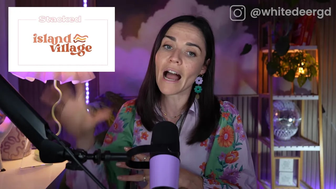 Stacked logo example (