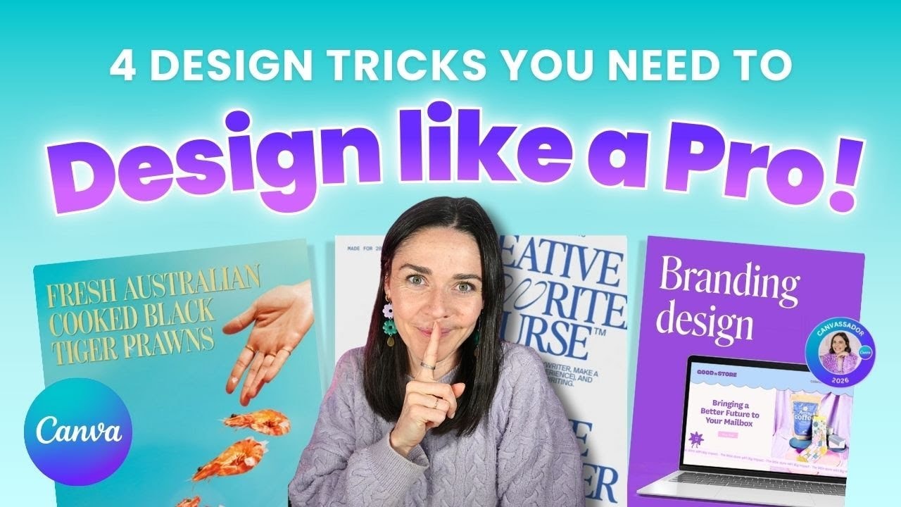 video thumbnail for 'Designer Secrets You Can Steal (That Make Your Graphics Instantly Look Pro)'