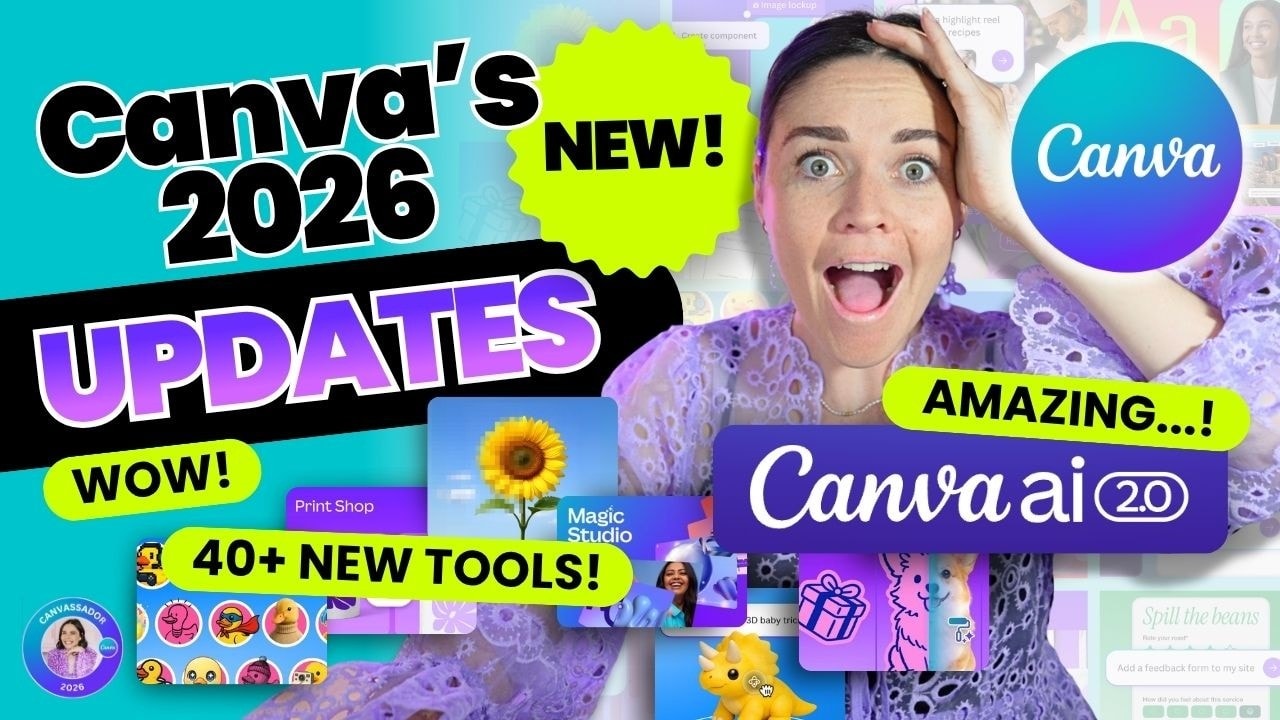 video thumbnail for 'Canva’s 2026 Updates (What Actually Matters for Your Business)'