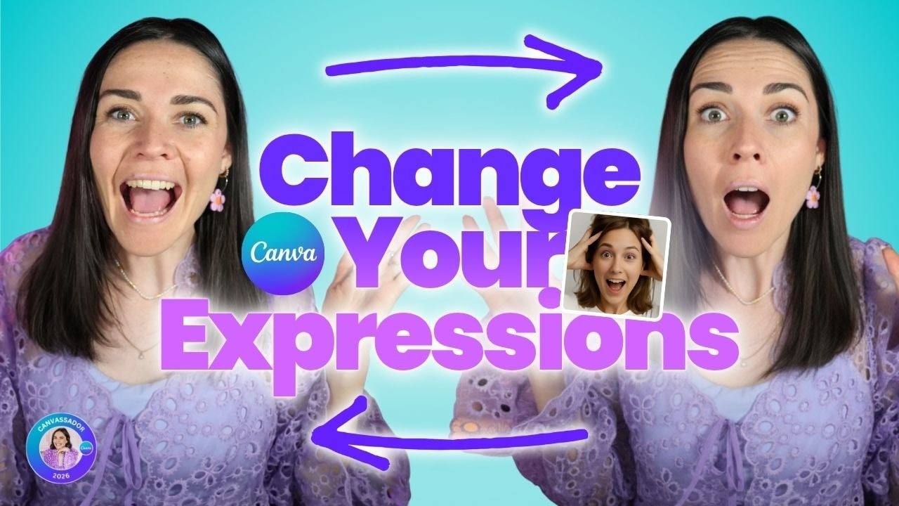 video thumbnail for 'This Canva AI Tool Changes Your Facial Expressions'