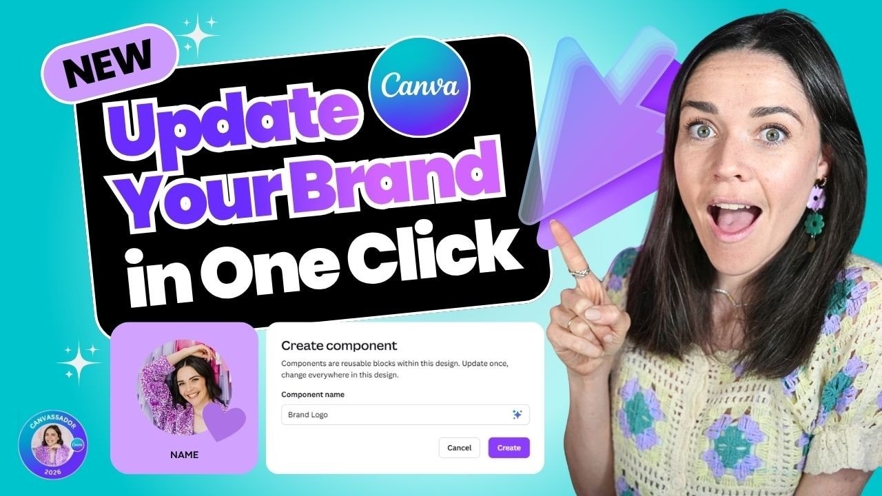 video thumbnail for 'Canva Components: The Brand Consistency Game-Changer'