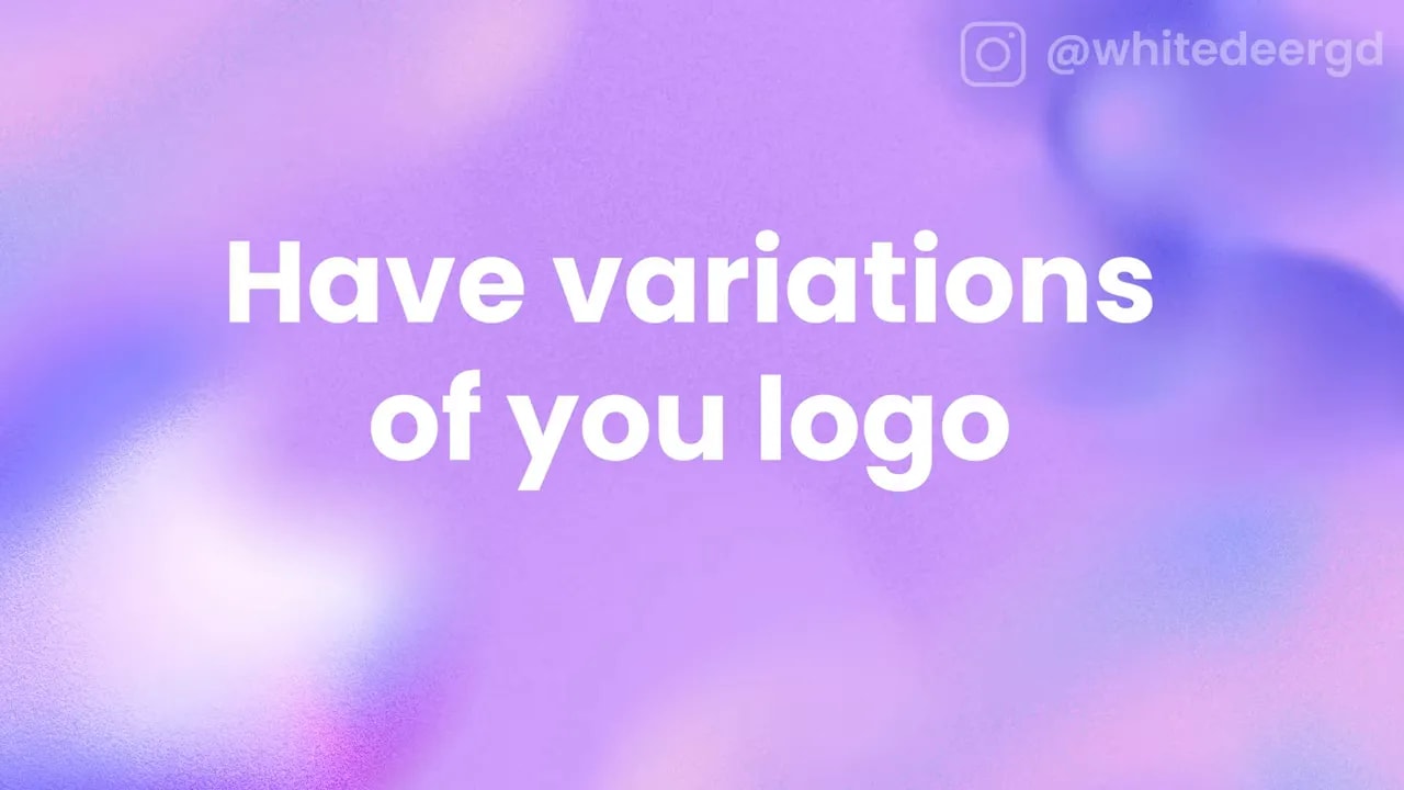 Logo variation board showing stacked long tagline icon and submark versions