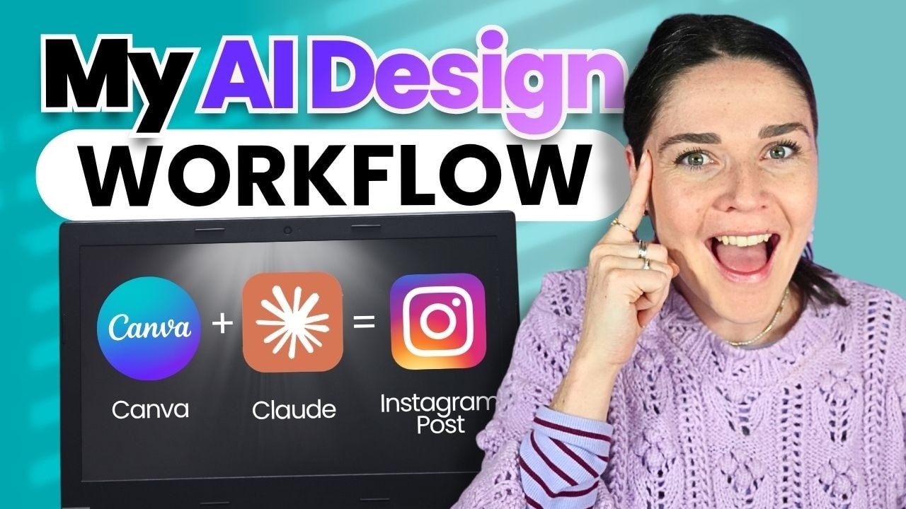 video thumbnail for 'How I Use Claude + Canva to Create Branded Instagram Carousels'